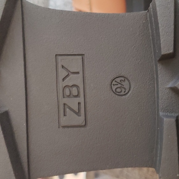 Viandso Platform Chain Round Toe Chunky Penny Loafers Tan Size 9.5 - Picture 7 of 8